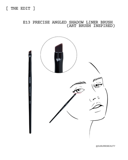 E13 Precise Angled Shadow Liner Brush (Art Brush Inspired)
