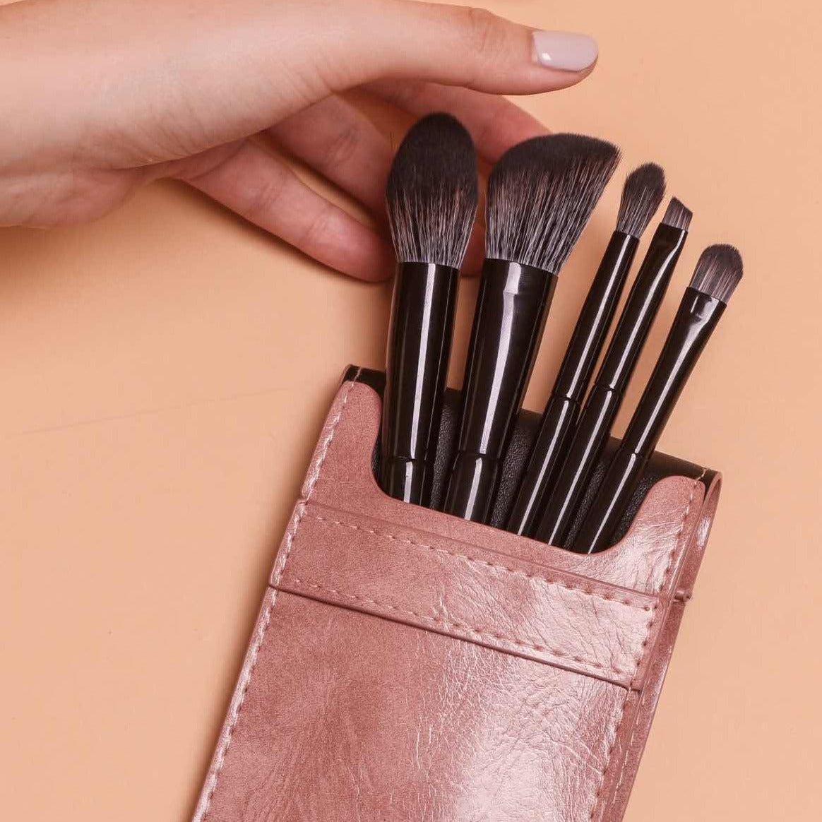 Easy Travel Makeup Brushes Set